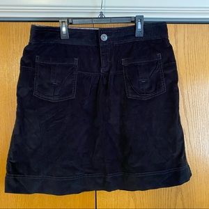 Black Corduroy Athleta Skirt